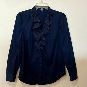 Ann Taylor blouse with ruffle